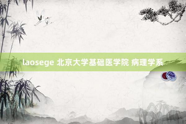 laosege 北京大学基础医学院 病理学系